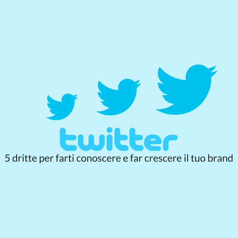 twitter per il business