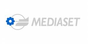 Il logo di Mediaset.