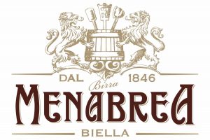 Il logo della birra Menabrea.