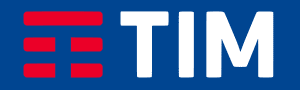 Il logo di TIM.