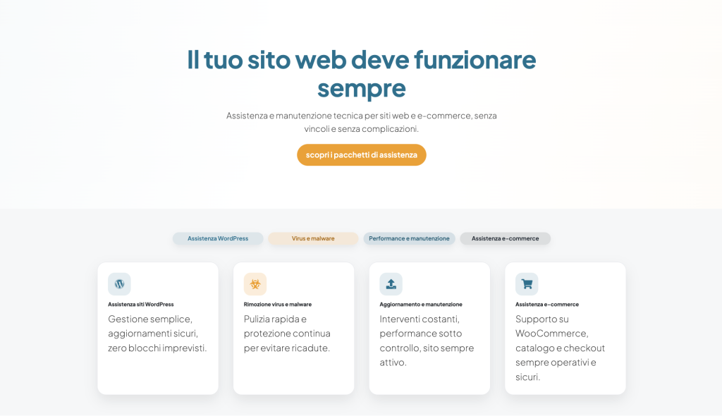  Assistenza Sito Web: l’Investimento che Protegge il Tuo Business Online