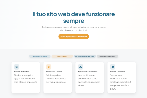  Assistenza Sito Web: l’Investimento che Protegge il Tuo Business Online
